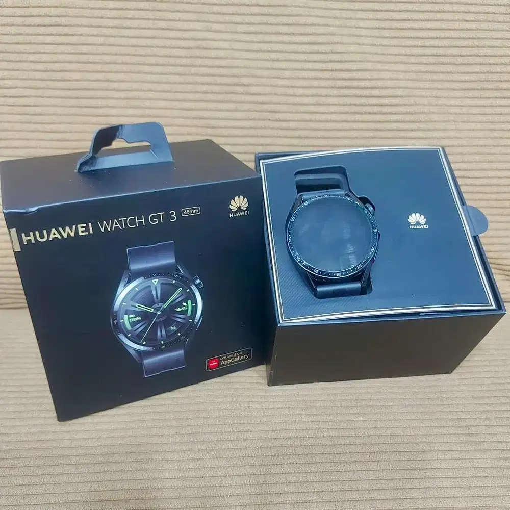 Smart watch huawei gt 3 resmi 46 mm fullset original