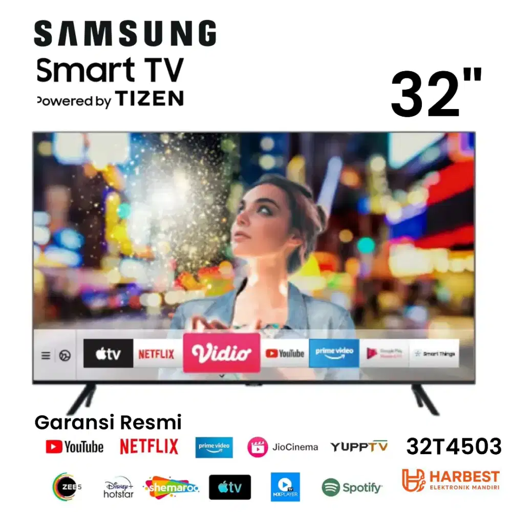 SAMSUNG LED Smart TV UA32T4503AK - HDMI, Micro Dimming Pro, Tizen OS