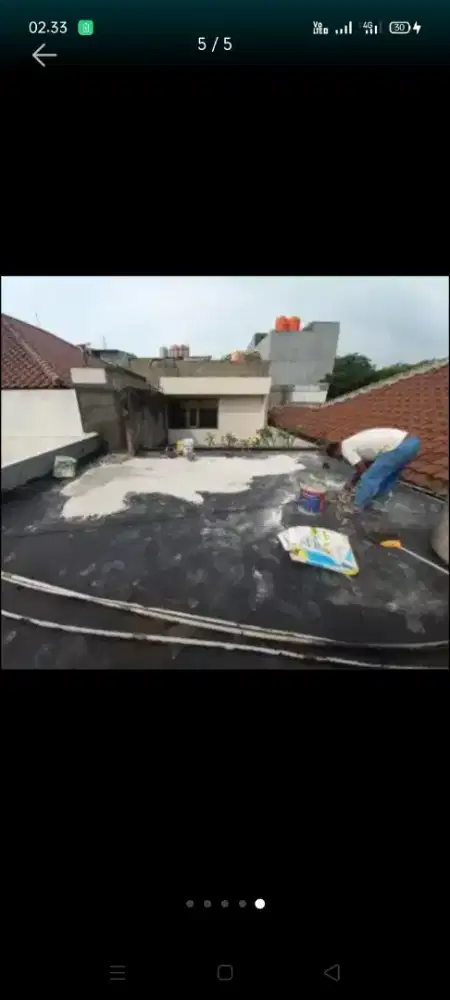 Atap bocor Dak rembes atap bajarigan terpasang kanopi dll