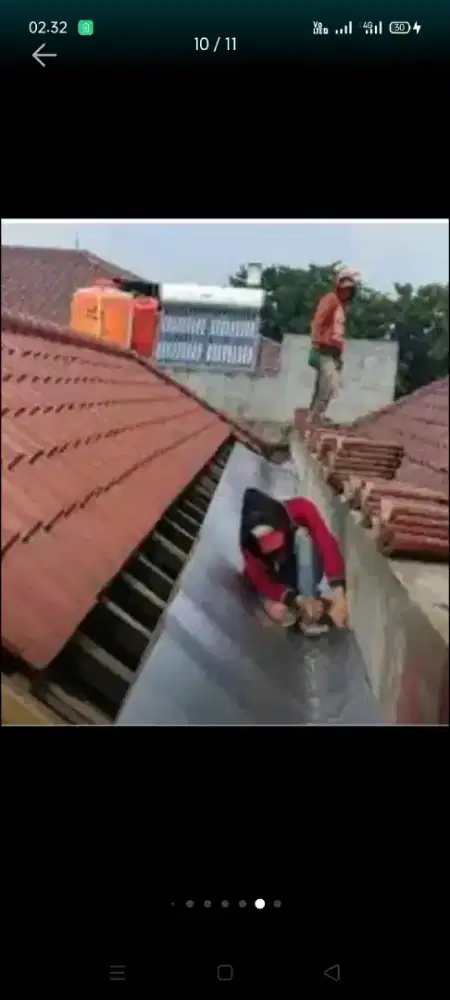 Atap bocor kanopi atap bajarigan terpasang dll bergaransi