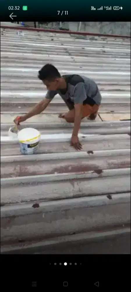 Atap bocor kanopi atap bajarigan terpasang dll bergaransi