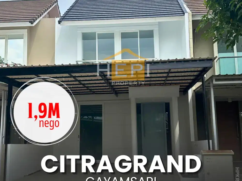 Dijual Rumah Citragrand Sambiroto Semarang