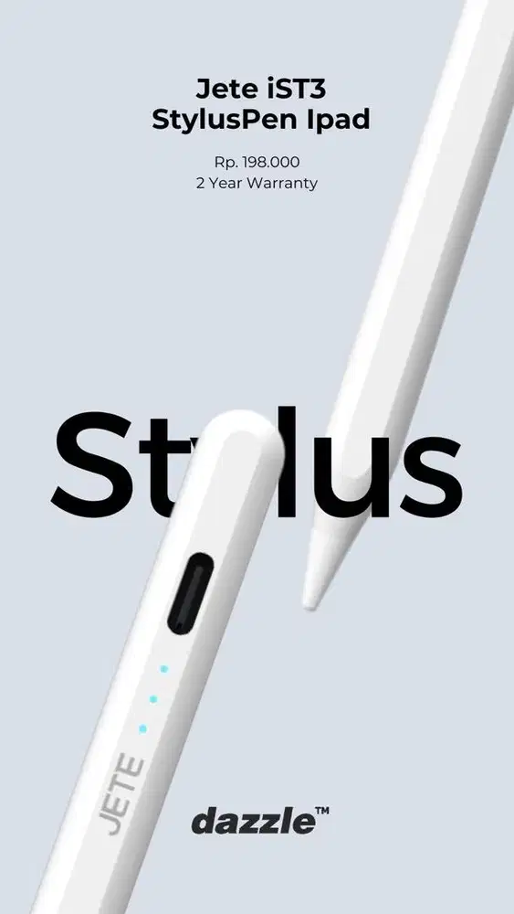 STYLUS PAD JETE IST3 GARANSI 1 TAHUN