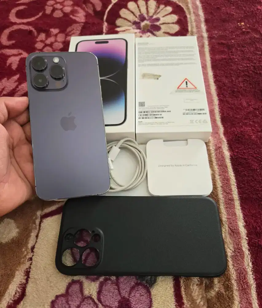 iphone 14 pro max 128gb resmi iBox,mulus like new,fulset original,