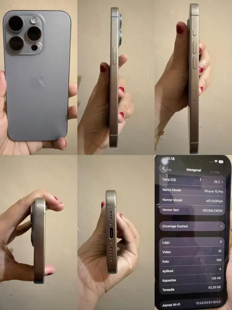 Iphone 15 pro 128 gb ex ibox