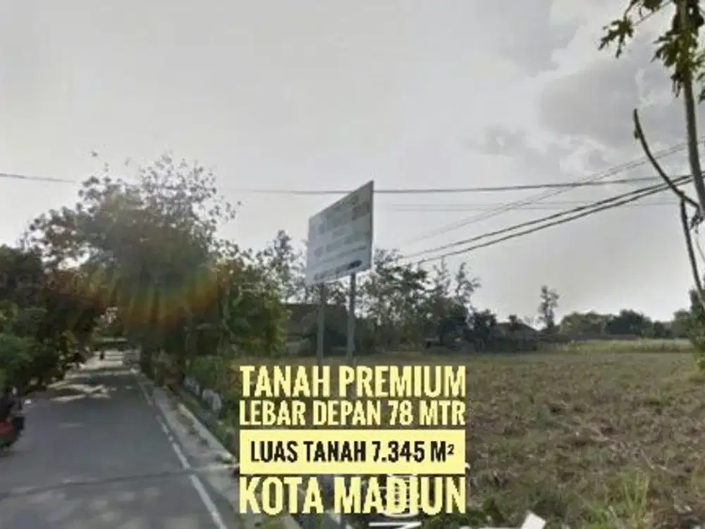 (N) Dijual Tanah Depan RS Griya Husada KOTA MADIUN, Lokasi Baguss