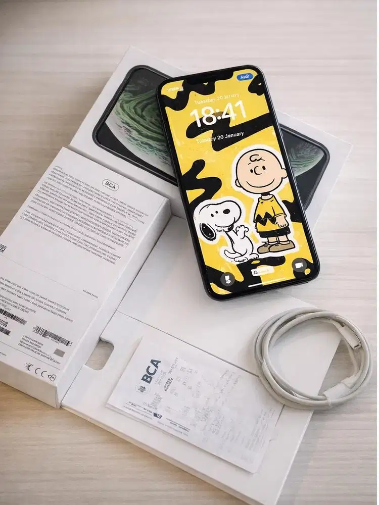 Iphone xs max ibox (pa/a) + nota ibox lengkap
