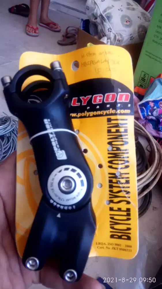 Jual stem handlebars polygon , parking hook baru gantungan dinding