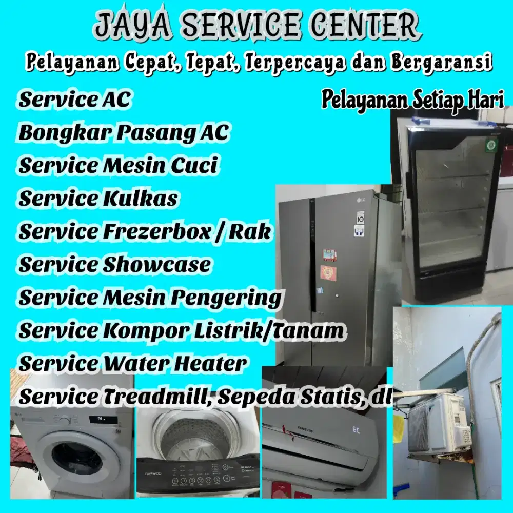 Service AC Kulkas Frezer Bongkar Pasang AC Servis Mesin Cuci Sidoarjo