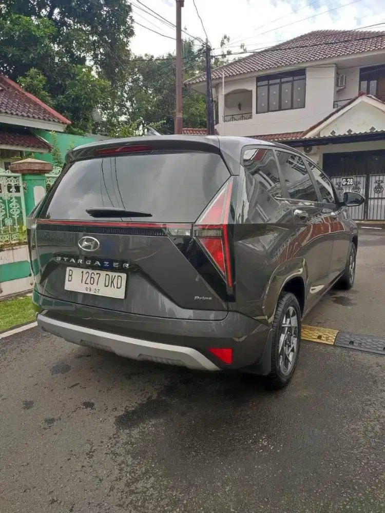 Hyundai Stargazer prime at metic th 2022 Abu2 metalik nopol Ganjil