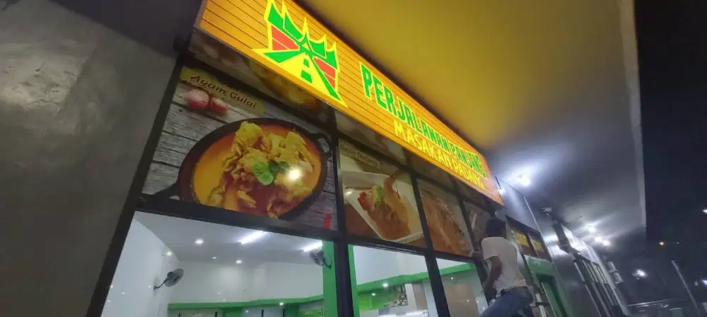 Produksi Reklame Advertising Neon Box Papan Nama Huruf Timbul & Stiker