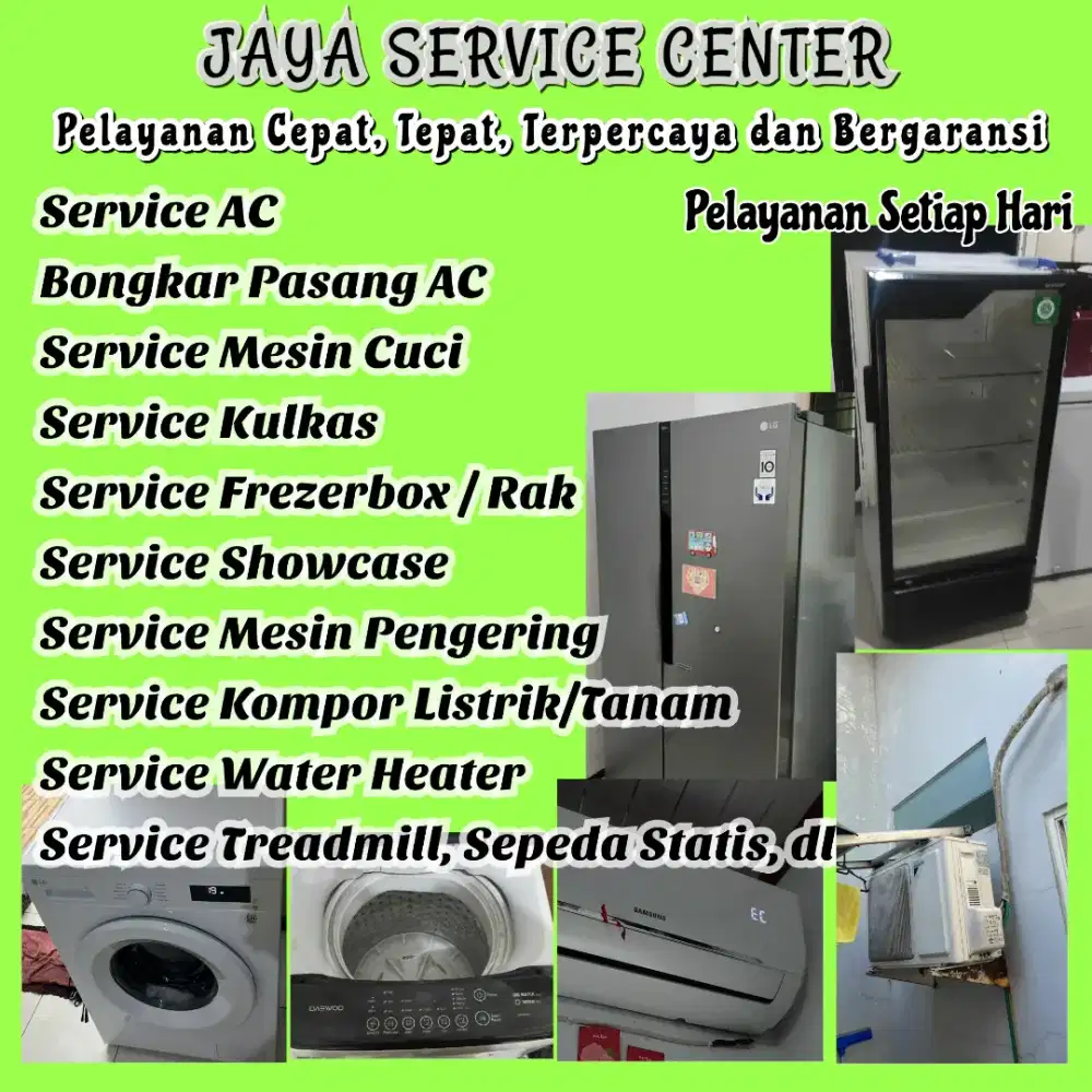 Service AC Bongkar Pasang AC Servis Mesin Cuci Kulkas Frezer Gedangan
