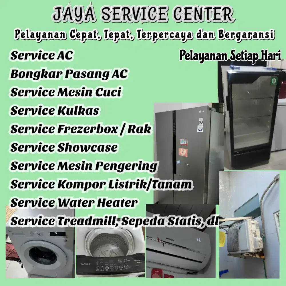 Service AC Kulkas Frezer Bongkar AC Pasang AC Servis Mesin Cuci Candi