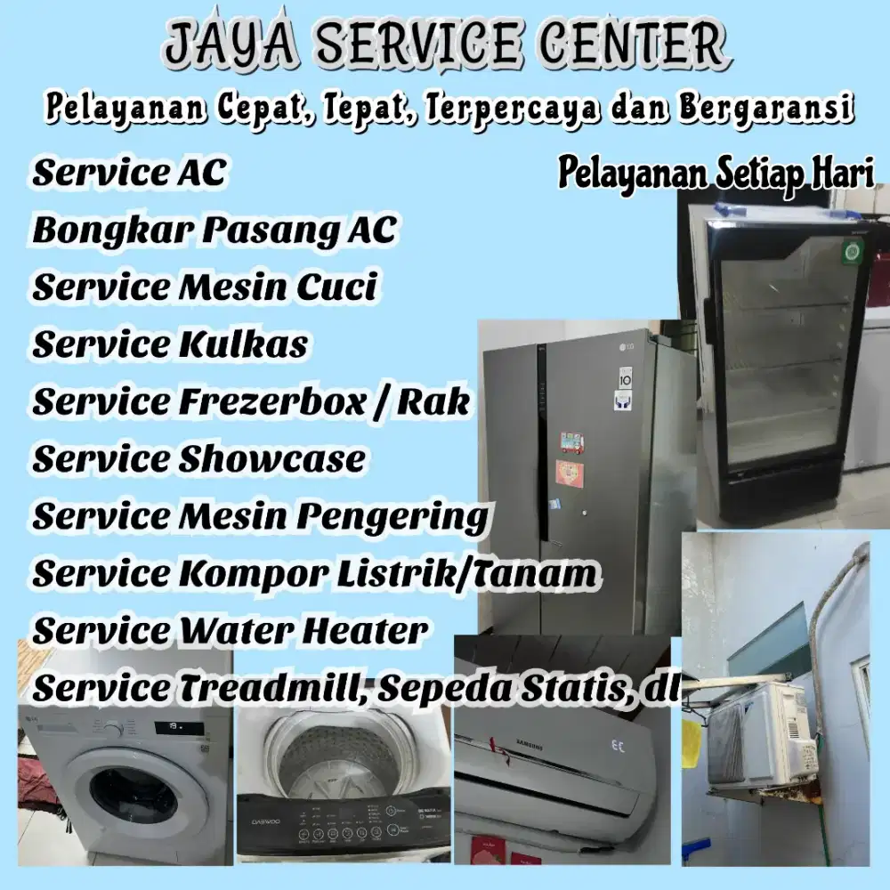 Service Kulkas Frezer Bongkar Pasang AC Servis Mesin Cuci AC Driyorejo