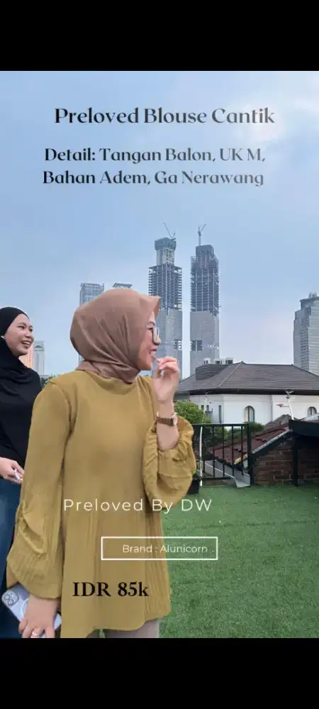 Baju wanita tangan balon