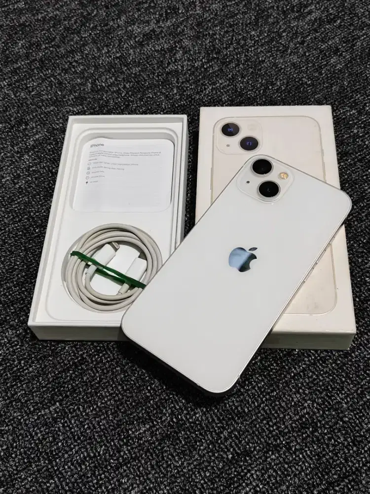 iPhone 13 128 Starlight iBox fullset Original