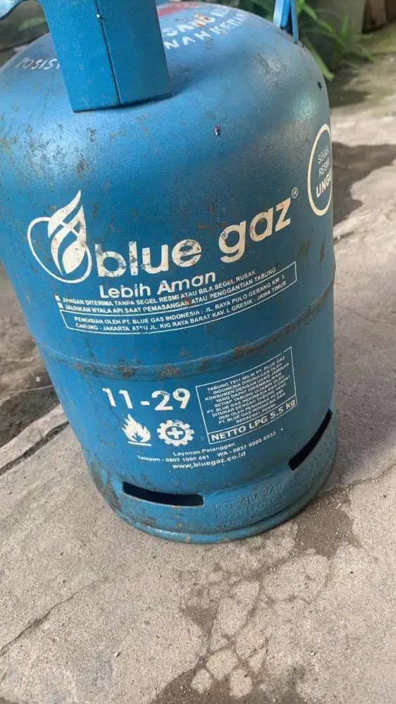 Jual tabung blue gas 5,5kg bisa tt sama tabung melon
