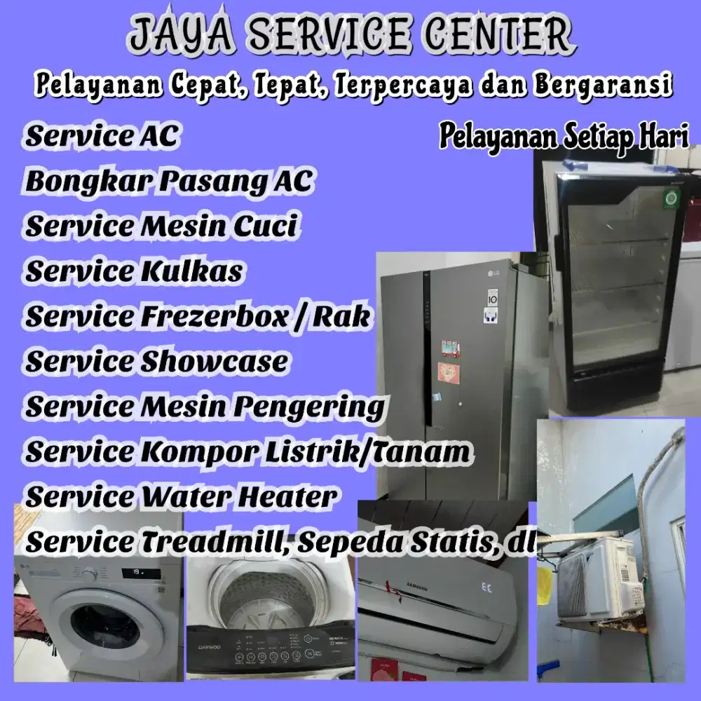 Service Kulkas Frezer Bongkar Pasang AC Servis Mesin Cuci AC Mojokerto