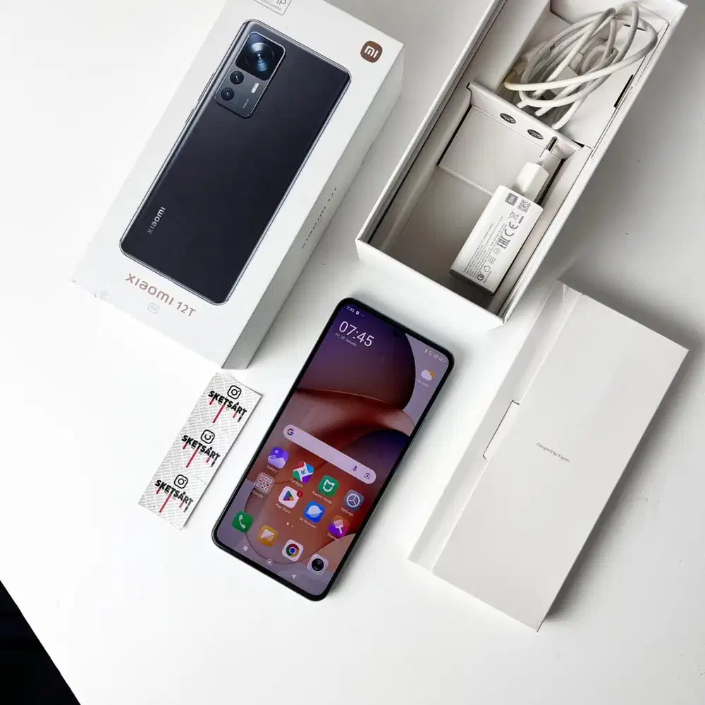 Xiaomi 12T Blue 256gb Garansi Resmi Mulus