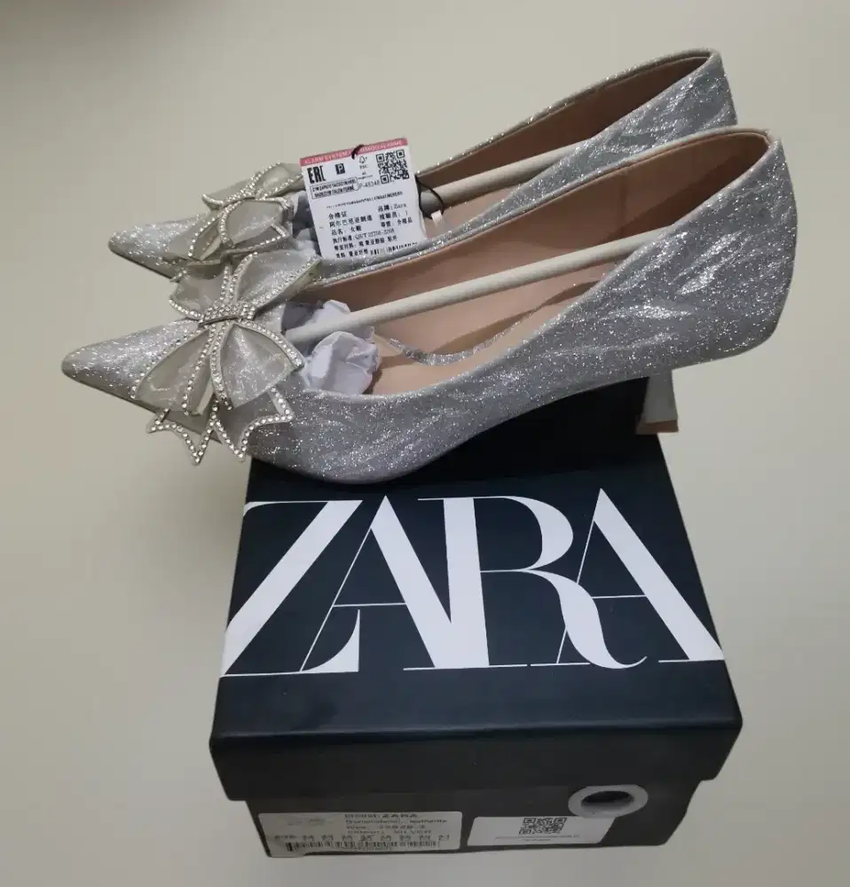 Sepatu heels zara sz 37