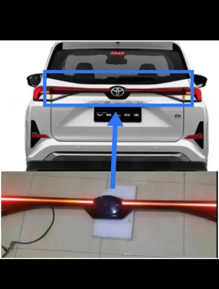 Set trunglit lampu bagasi Veloz