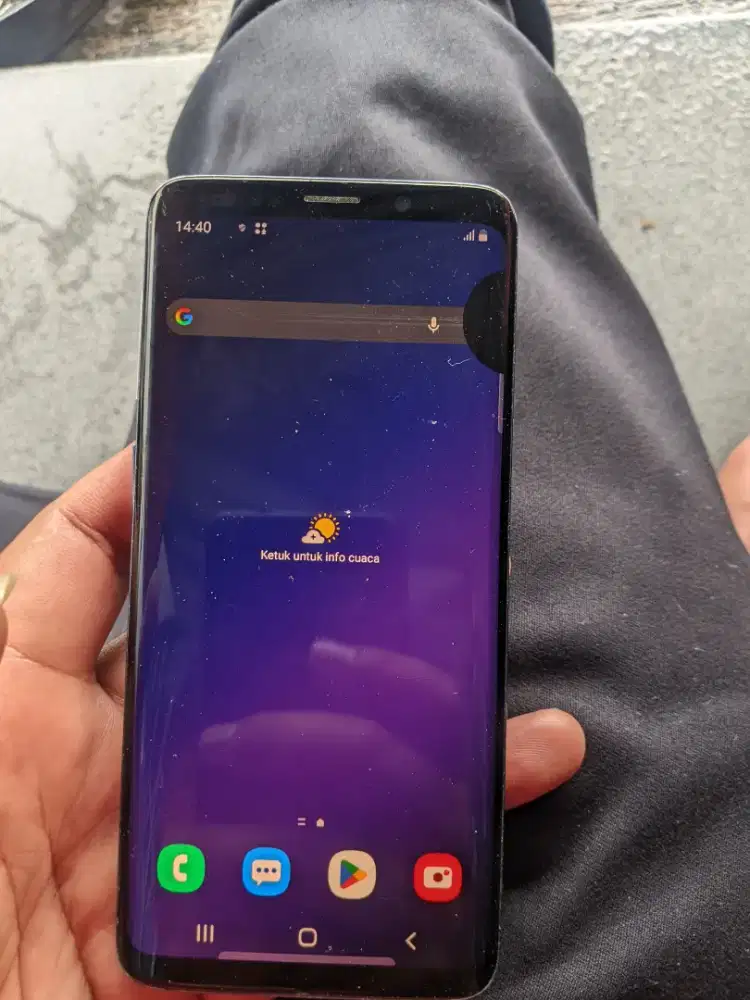 Samsung galaxy s9 ram 4/64 GB minus shadow dikit dan tompel