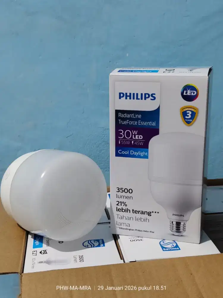 Lampu LED Philips 30watt ( Beli 3 Gratis 1 )