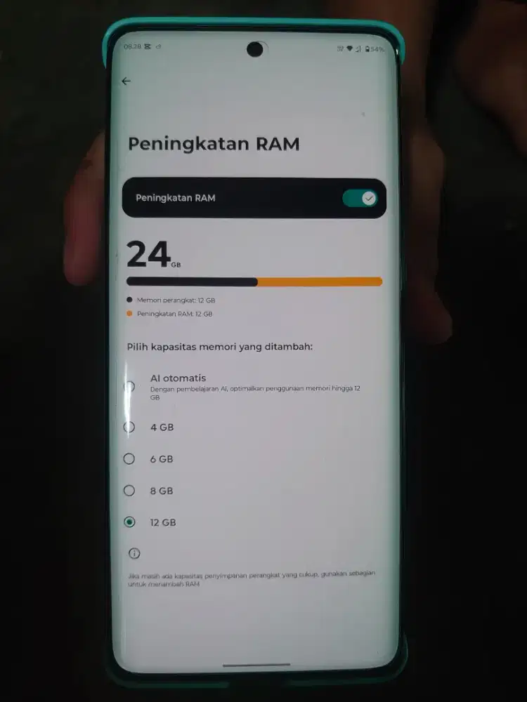 Motorola edge 60 fusion 12+12/256 siap pakai like new