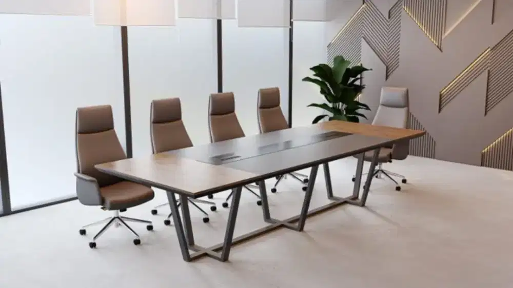 Meja Meeting Kantor Meja Rapat Meja Konferensi Meja Kantor Industrial