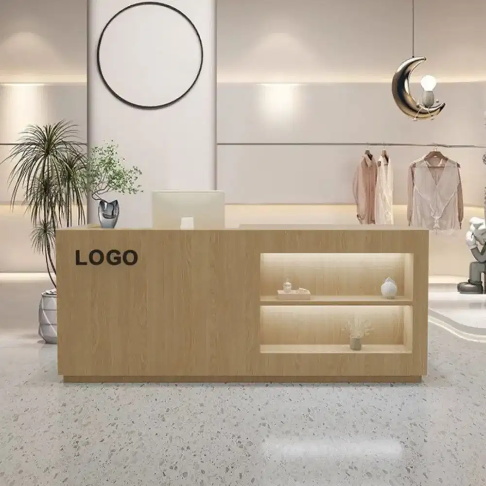 Meja Cashier Custom Meja Kasir Toko Meja Pelayanan Meja Outlet