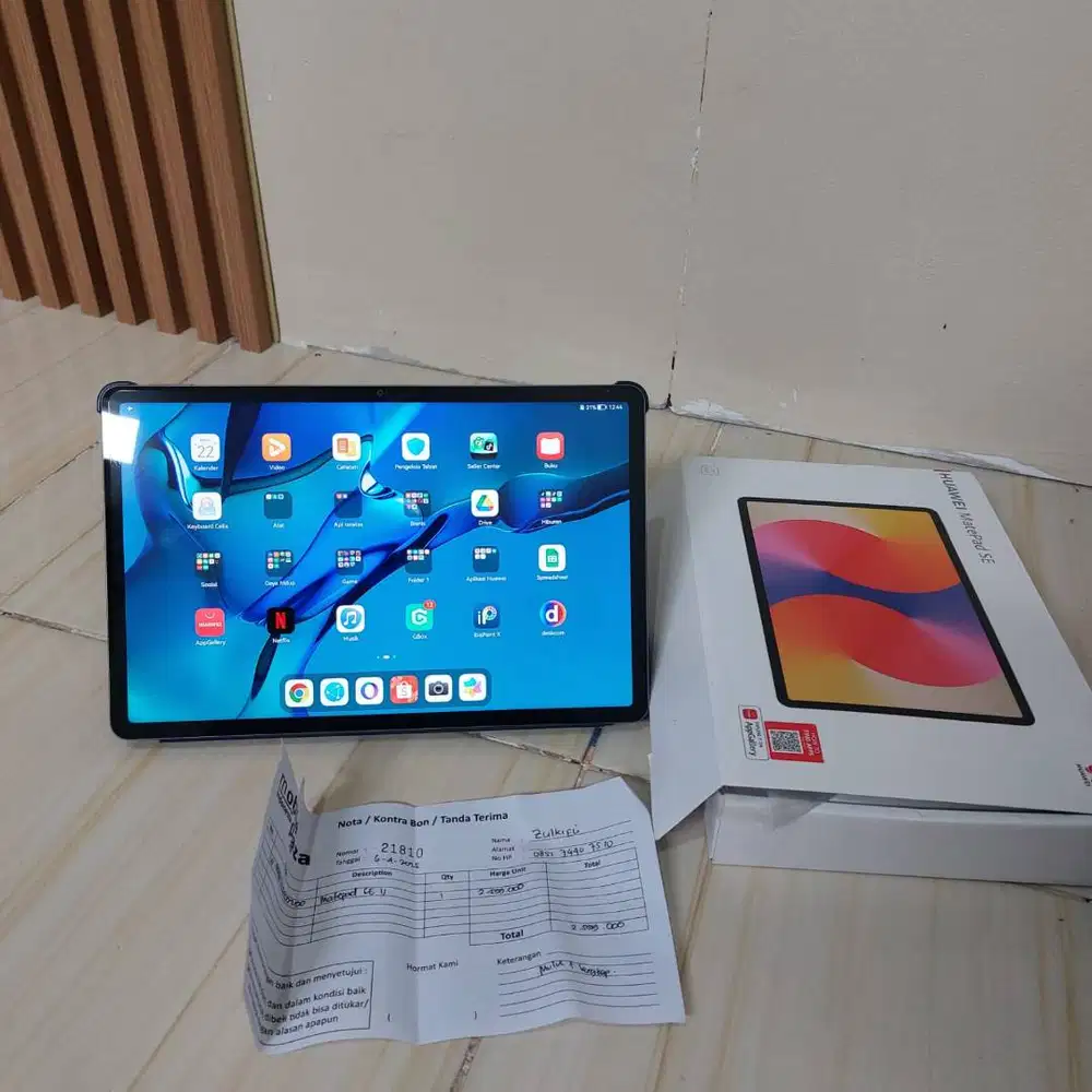 Jual santai Huawei matepade 11 SE 6GB 128GB Masih ada Garansi