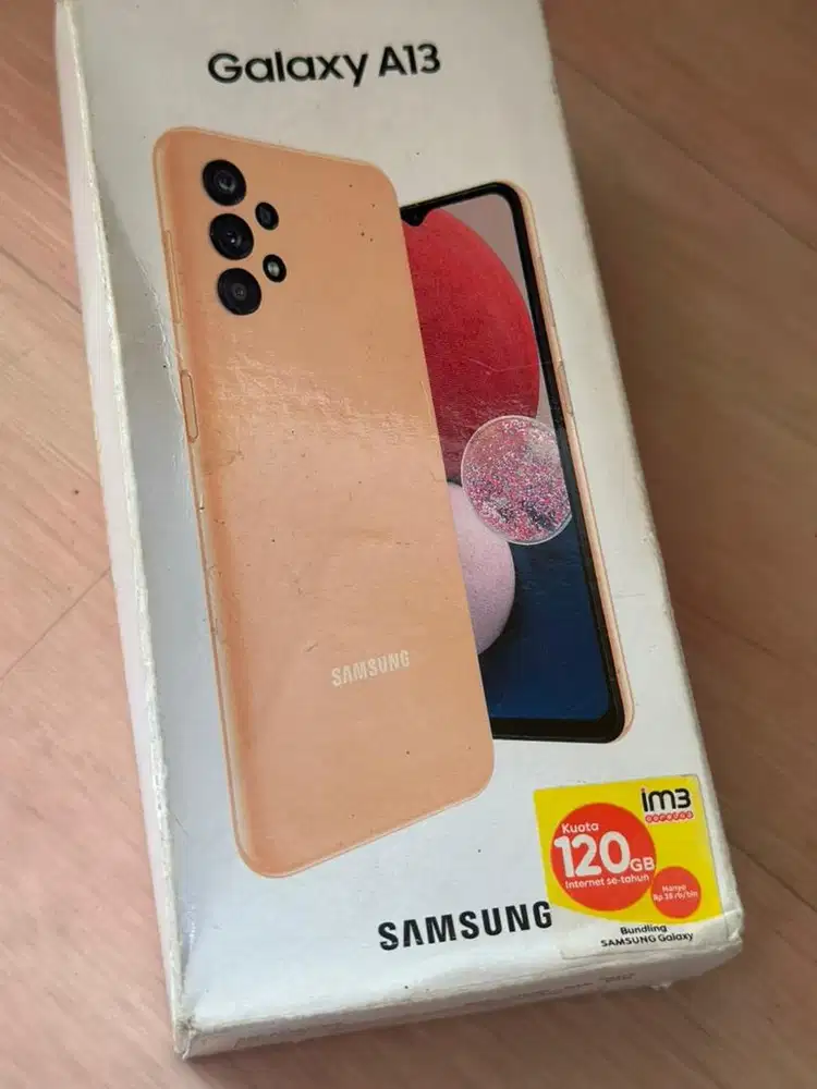 Samsung A13 Ram 6/128GB Fullset Ex Sein resmi mulus& normal