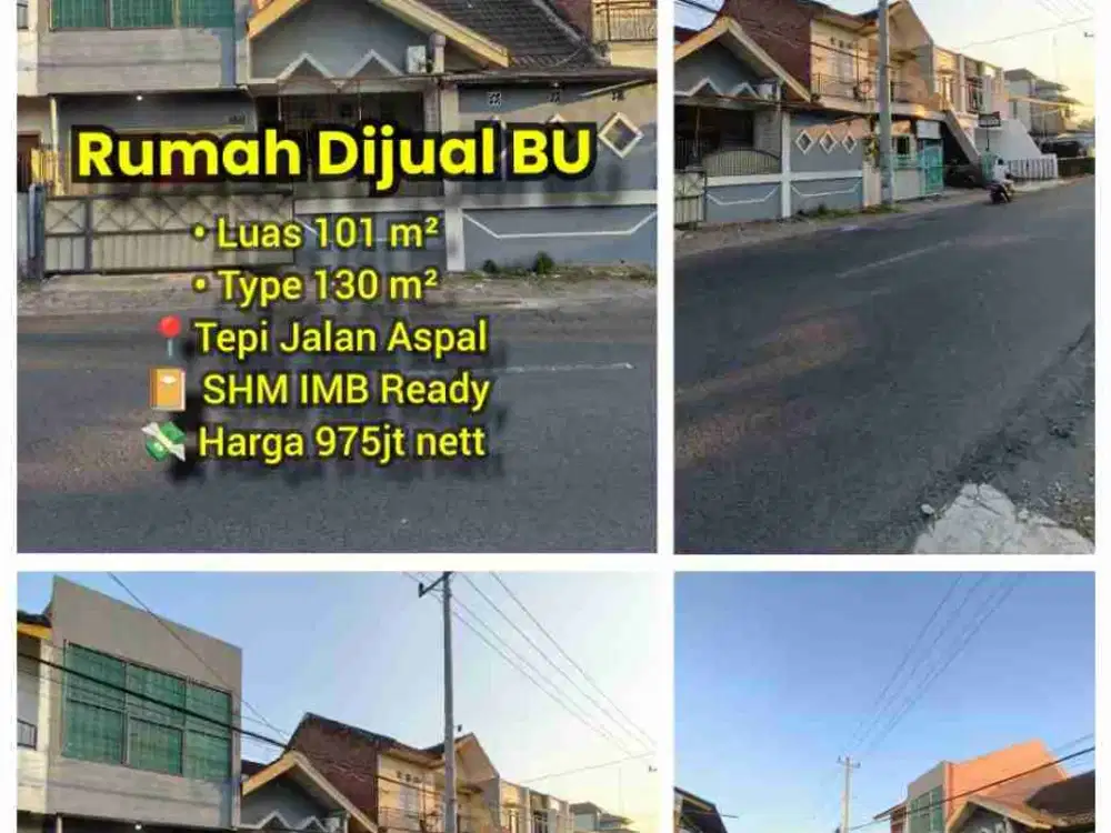 Jual rumah pinggir Jalan Raya, Area Condongcatur Jogja, hanya 975jt