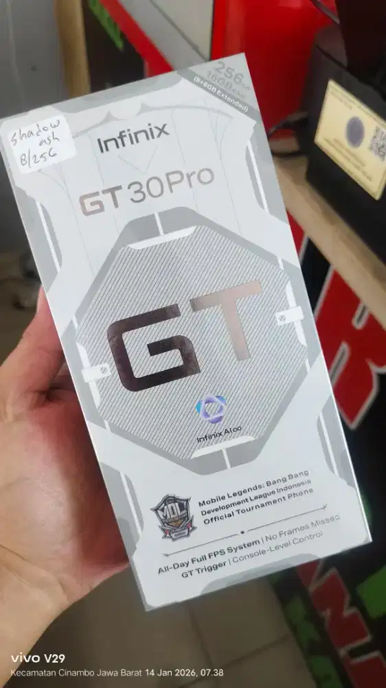 Infinix GT 30 PRO 5G 8+8/256 Gaming AMOLED baru segel pabrik promo