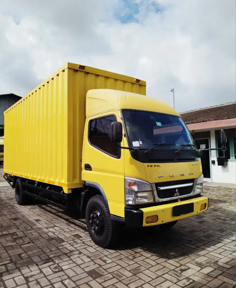 MITSUBISHI COLT DIESEL CANTER FE74 LONG 6 BAN BOX JUMBO ISTIMEWA