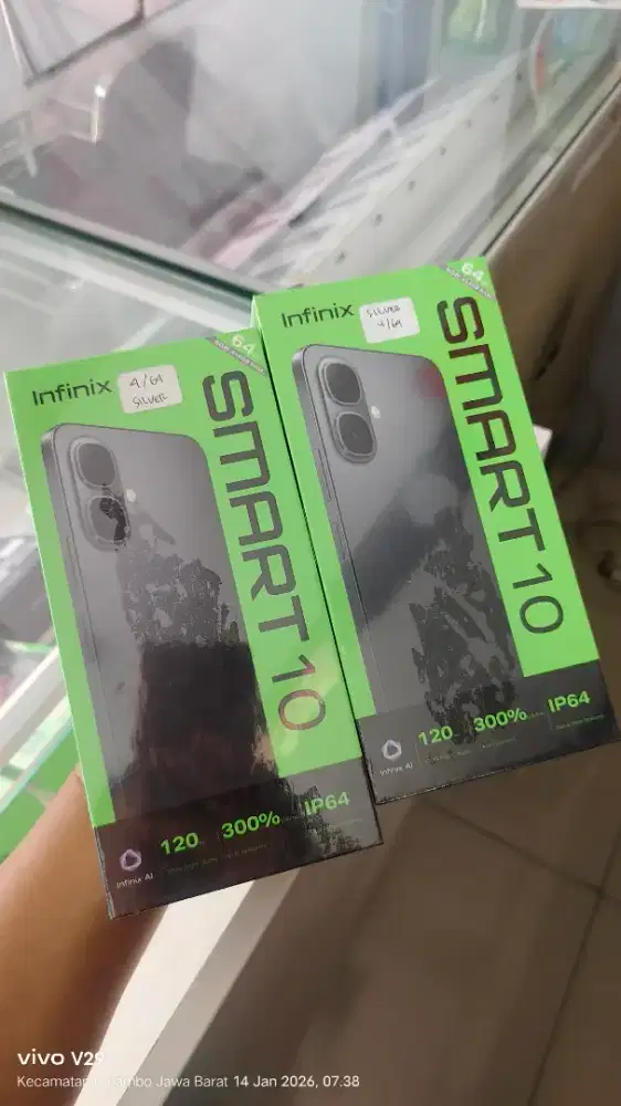Infinix Smart 10 4+4/64gb baru segel pabrik spesial promo