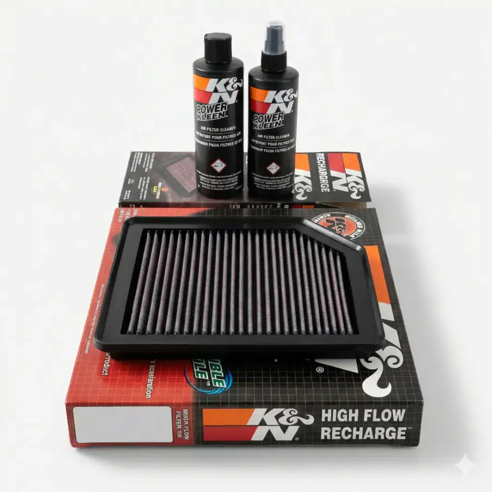 K&N Air Filter 33-2342 Honda Civic FD1 & Stream + Cleaning Kit Lengkap