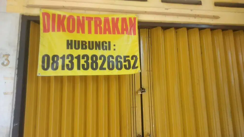 Dikontrakan 2 ruko di jalan raya sukaregang