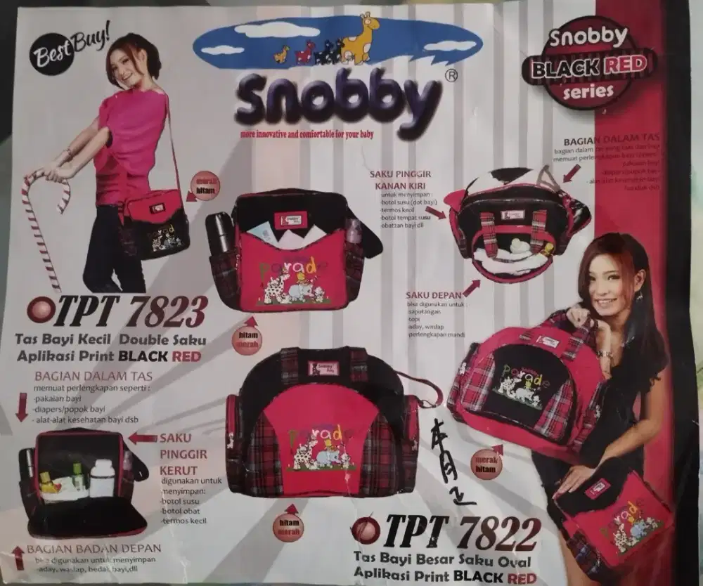 Tas Bayi untuk bepergian.