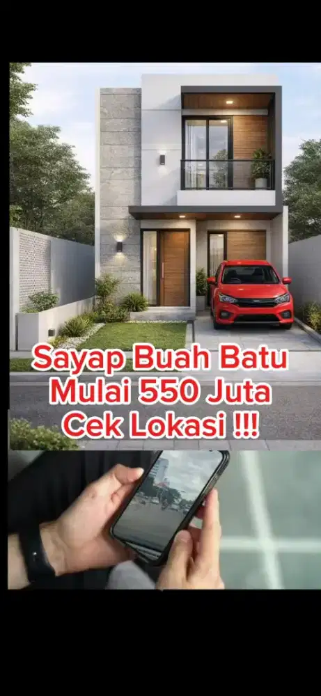 Rumah Baru 2 Lantai Sayap Buah Batu mulai 550 Juta