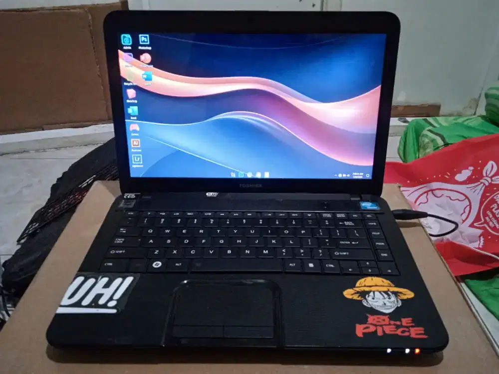 Laptop Toshiba. Sketchup lancar. Udeh Windows 11