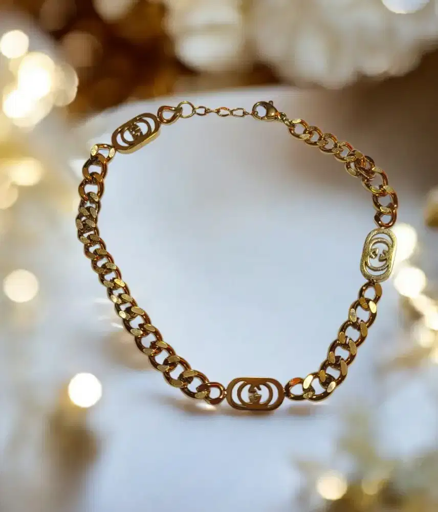 Gelang kaki titanium 25cm.