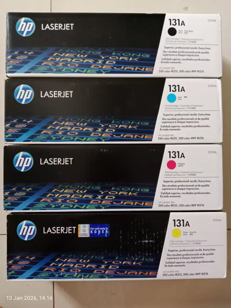 Cartridge baru tipe HP 131A