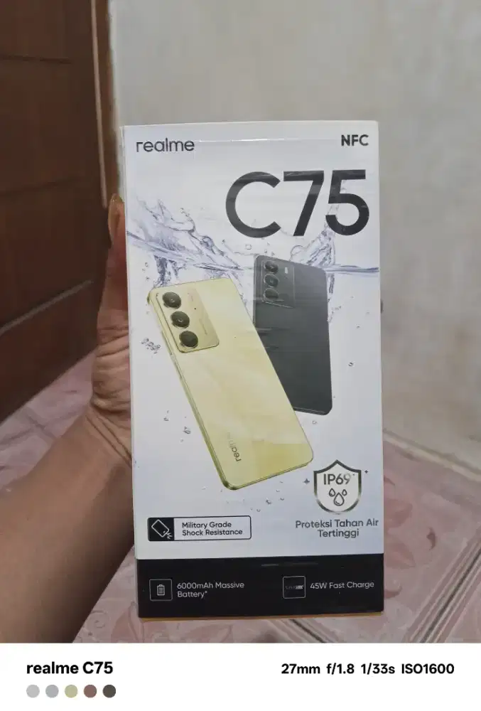 Realme c75 scen mulus + carjer