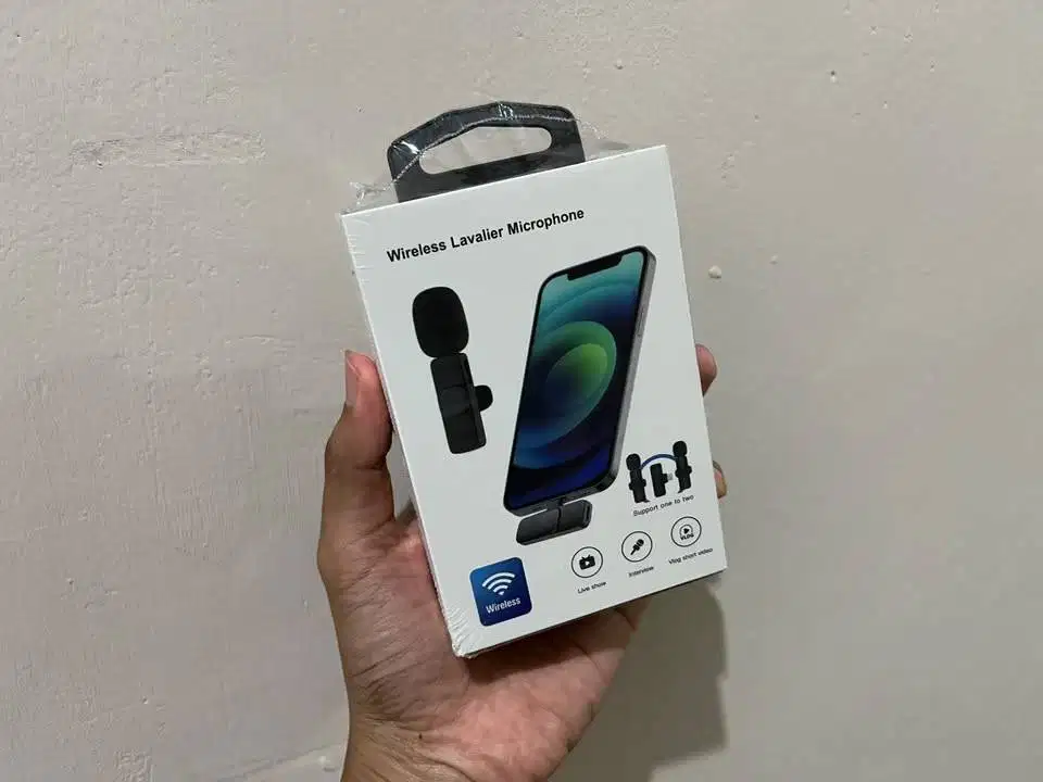Wireless microphone lavalier colokan type C