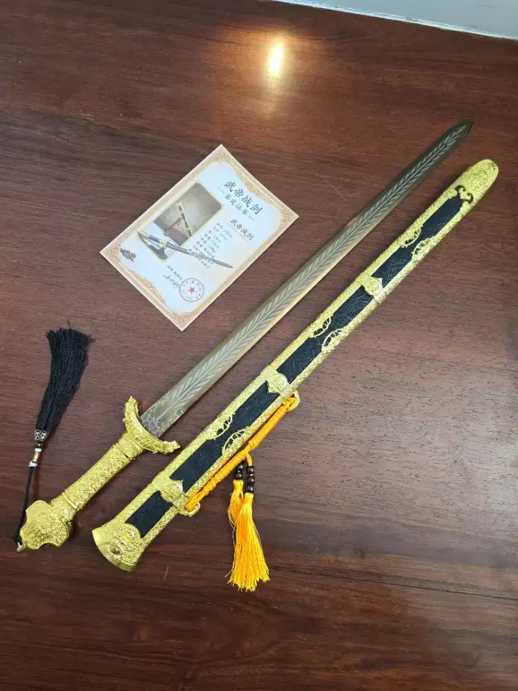 Pedang china Wu emperor style sword mrswordman series