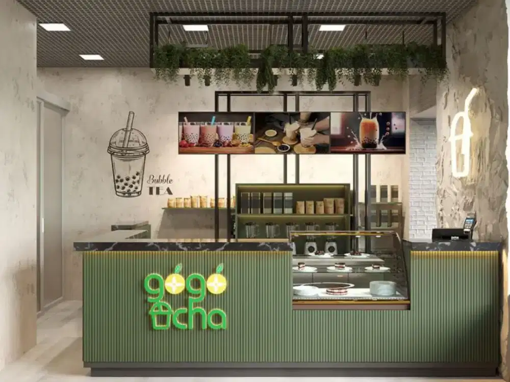 Meja Barista Modern Meja Cashier Custom Meja Kasir Meja Pelayanan