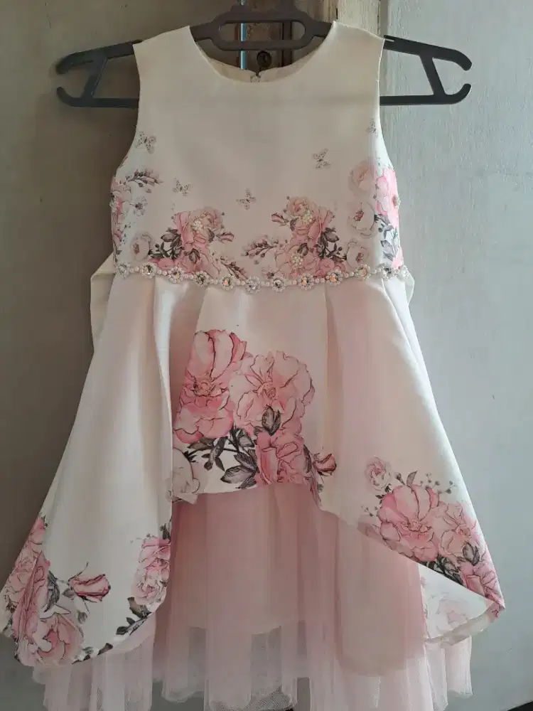 White Flower Dress Anak Perempuan