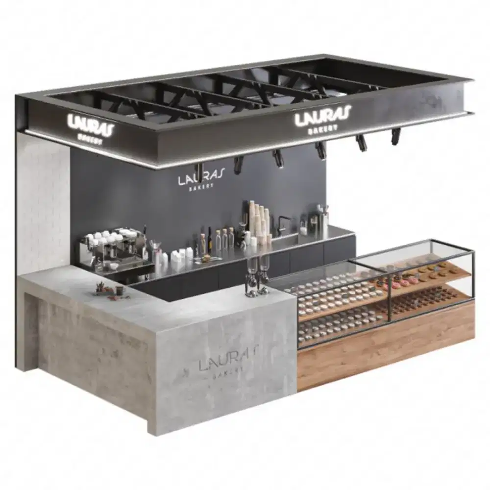 Meja Barista Minimalis Meja Cashier Meja Kasir Modern Meja CoffeeShop