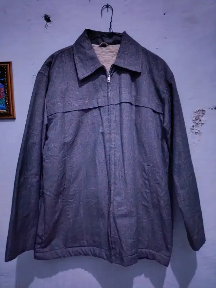 Jaket vintage casual tebal